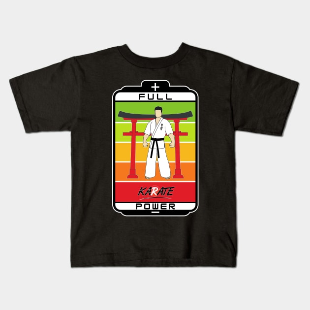 Karate Full Power Kids T-Shirt by UMF - Fwo Faces Frog